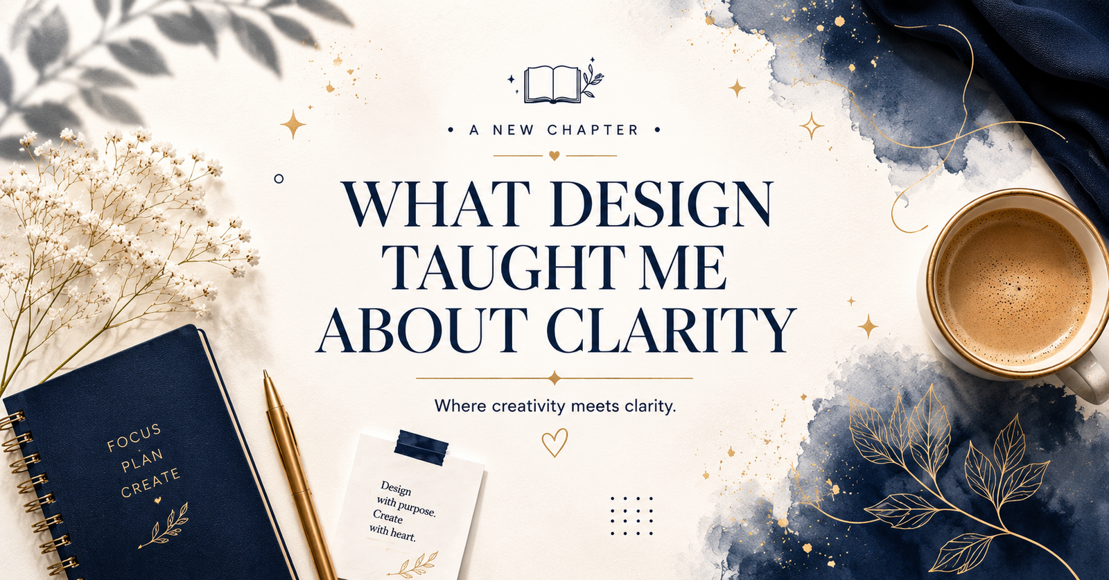 What Designing Taught Me About Clarity and Creativity
